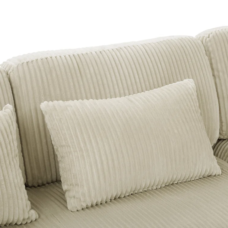 Salom 3 - Piece Corduroy Sectional
