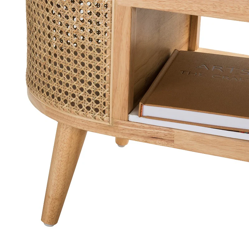 Myrna Cane Storage Bench