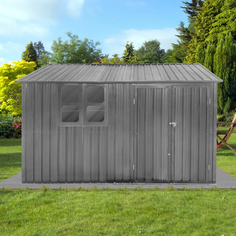 Burton 10 Ft. W X 8 Ft. D Metal Tool Shed