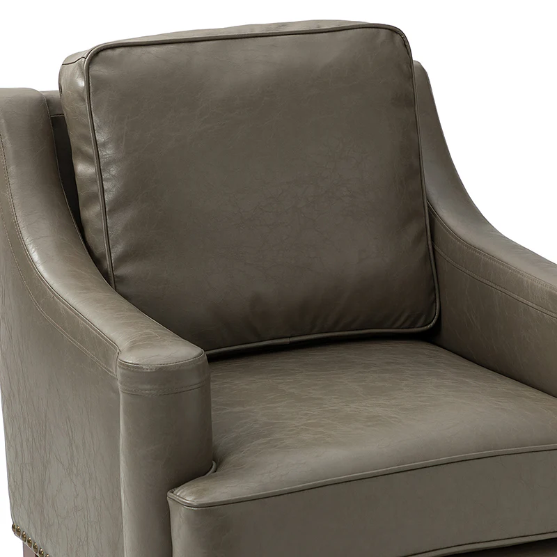 Christoph Vegan Leather Armchair