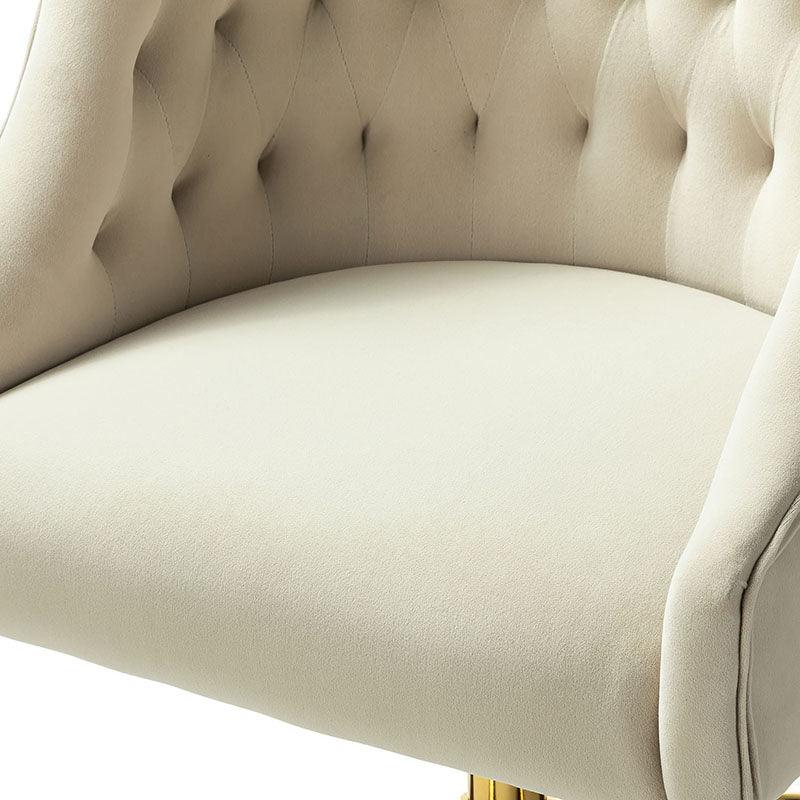 Penelope Velvet Tufted Office Chair
