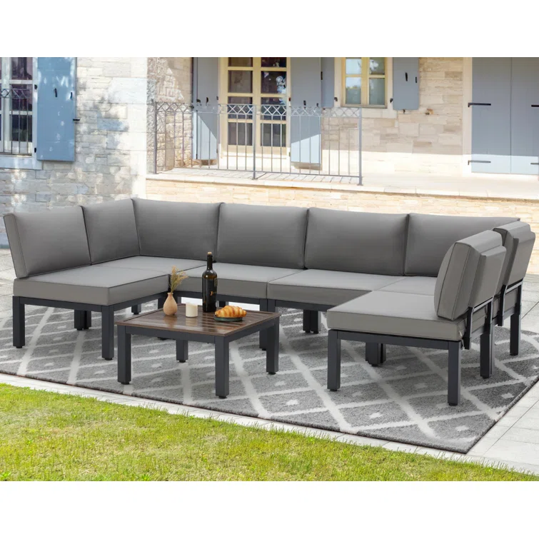 6 - Person Outdoor Seating Group with Cushions