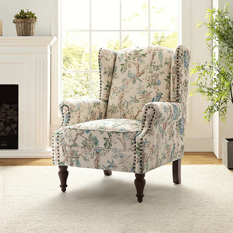 Felix Armchair with Spindle Legs