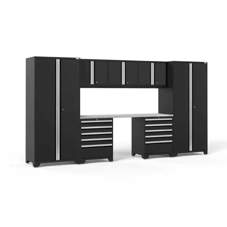 Pro Series 84.75'' H x 156'' W x 24'' D Garage Storage Cabinet Set