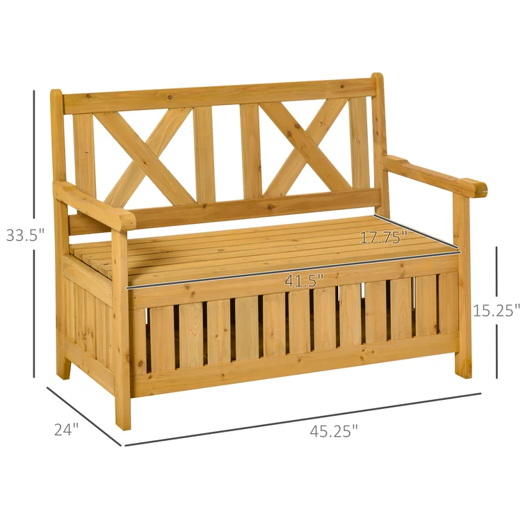 Kerveen Fir Outdoor Bench