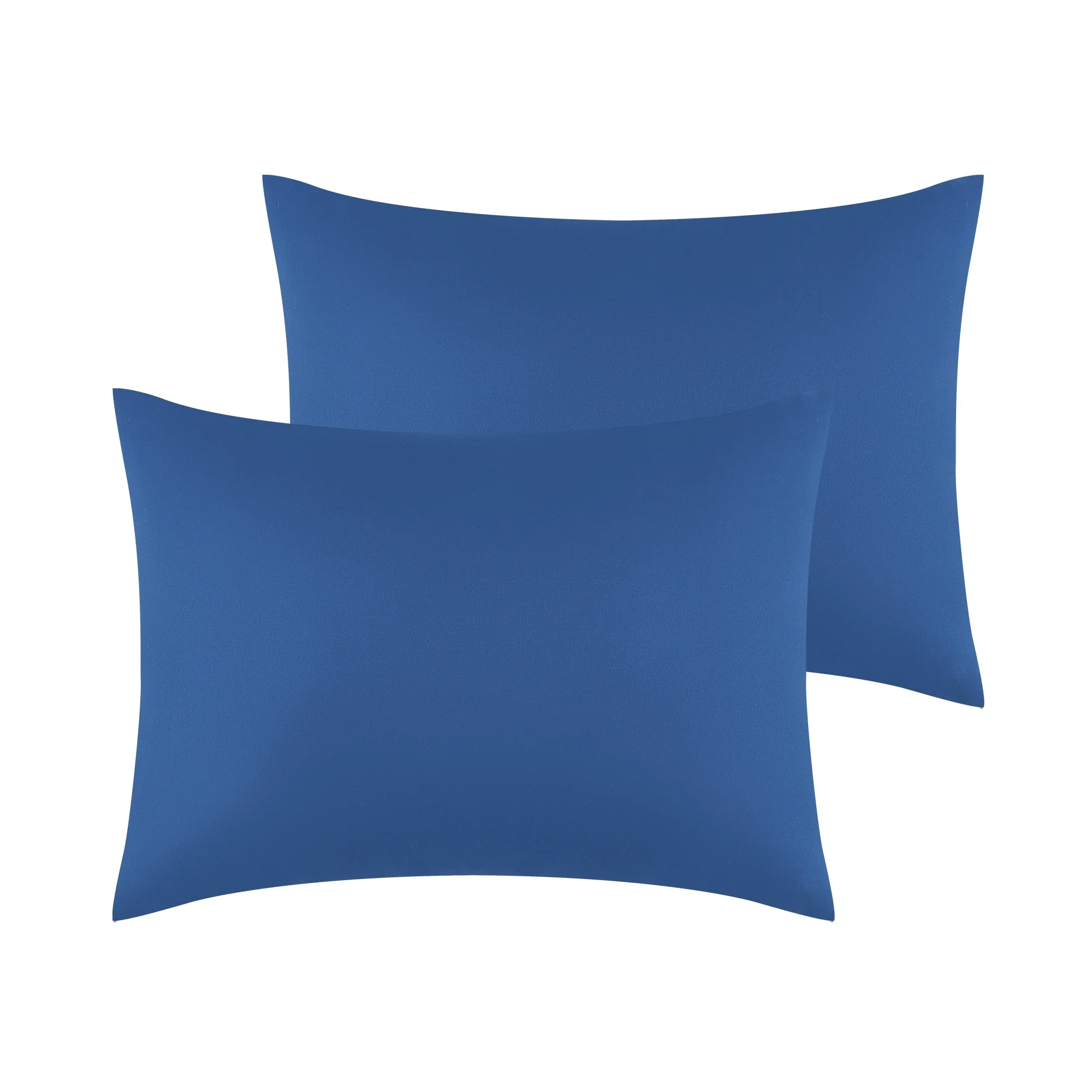 Set of 2 Satin Pillowcases with Envelope Closure for Home 20x26