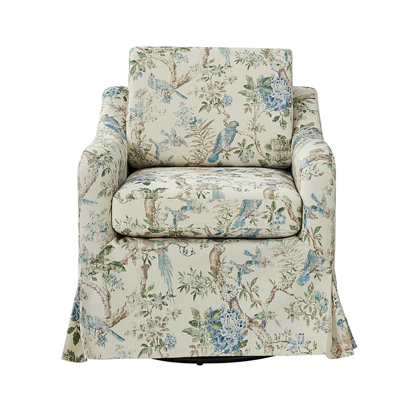 Bertram Claas 360 Degree Swivel Chair With Slipcover