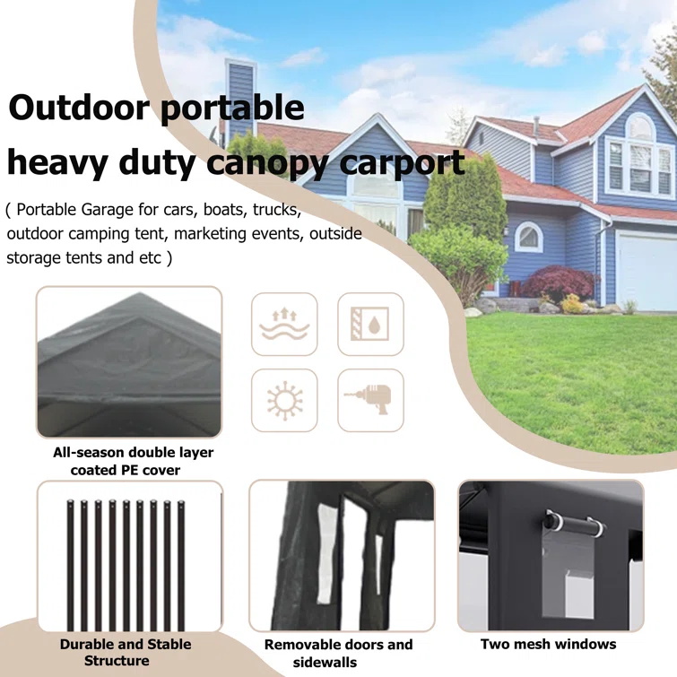 Polypropylene Garage Shed
