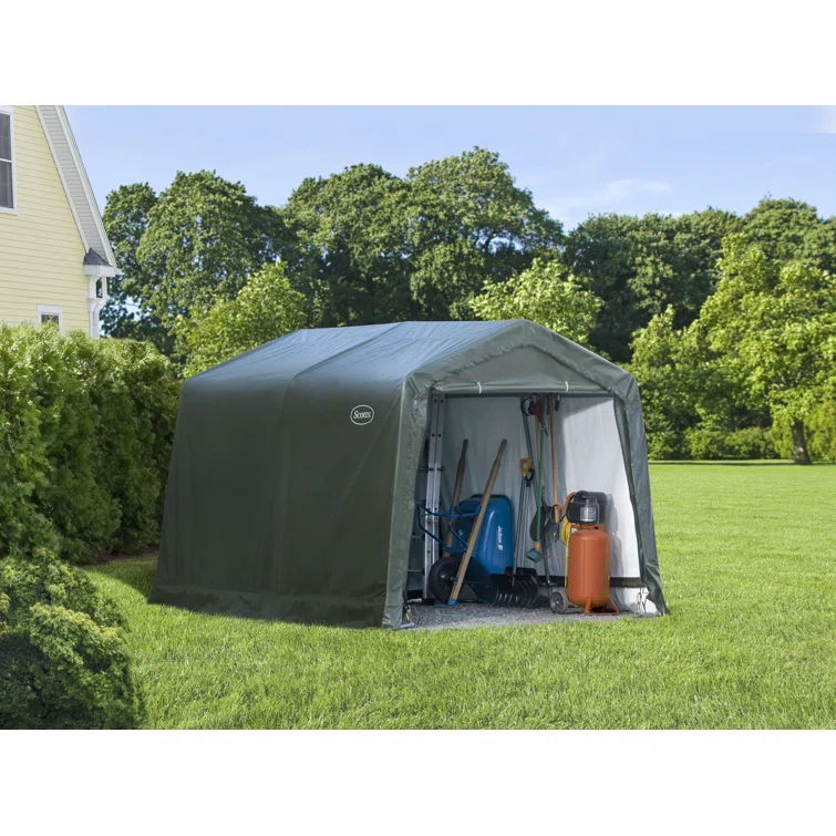 Scotts Storage Shed 10 x 10 x 8 Green Peak