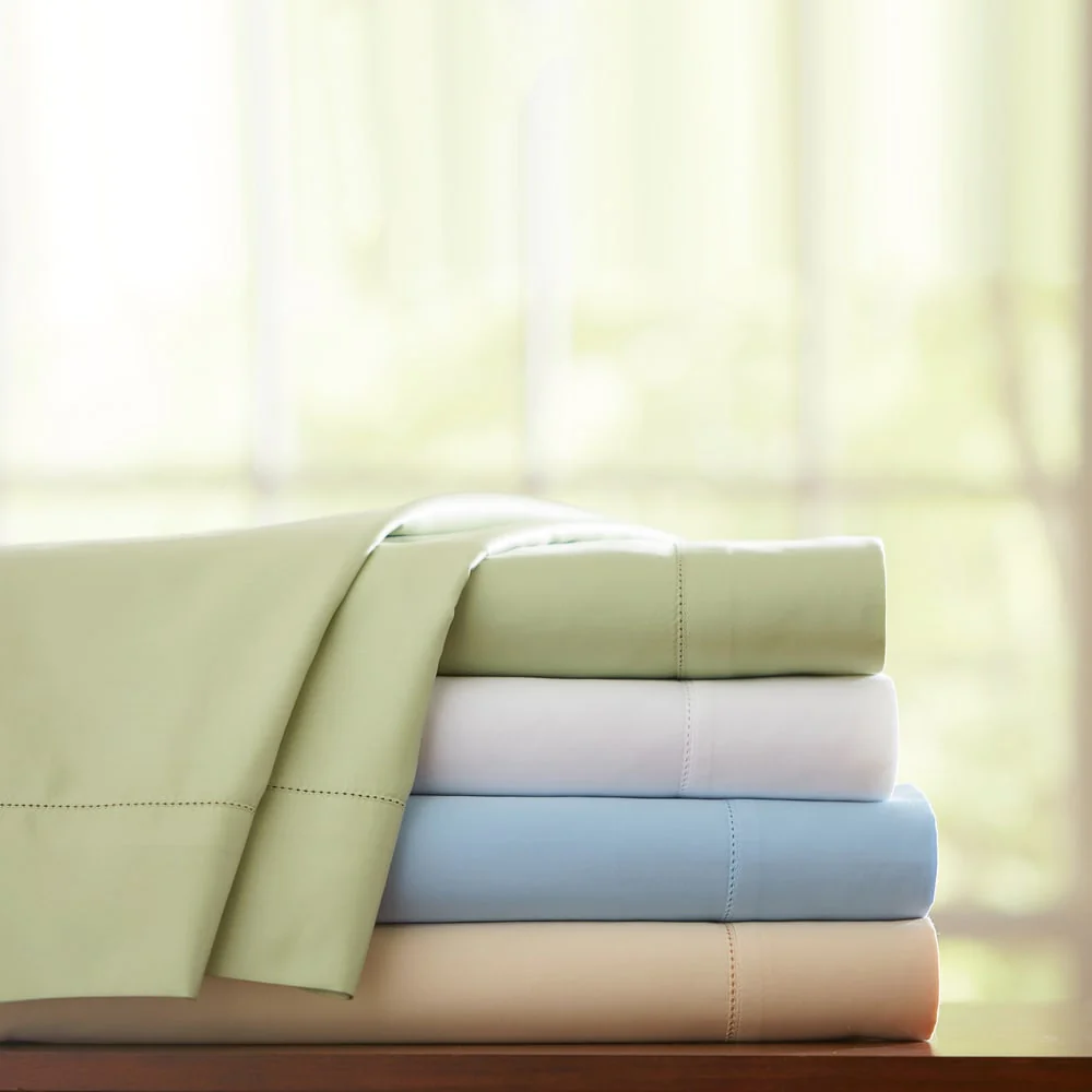 Pointehaven Pima Cotton 800 Thread Count Hemstitch Pillowcases (Set of 2)