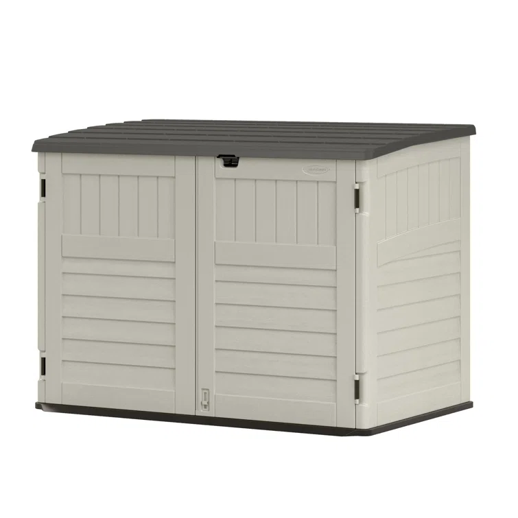 Suncast 70.5 in. W x 44.25 in. D Stow-Away Horizontal Storage Shed