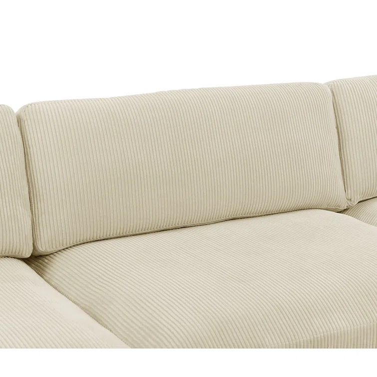 Espinosa 6 - Piece Corduroy Sectional