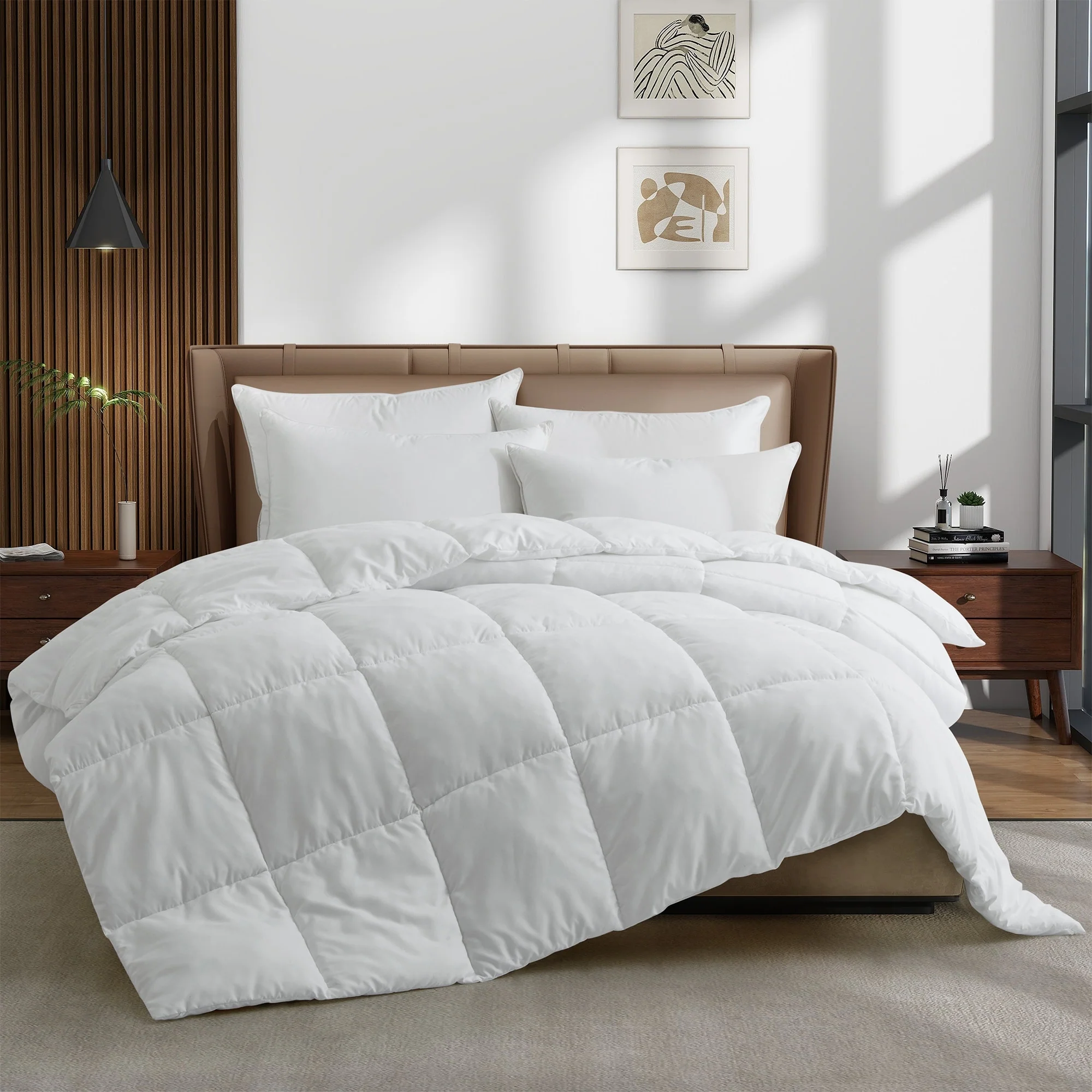 Lightweight Down Alternative Comforter Duvet Insert with Soft Microfiber Shell