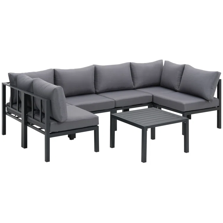 Ravelle 6 - Person Outdoor Seating Group with Cushions