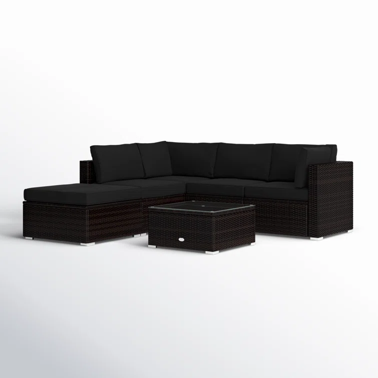 Planada 5 - Person Outdoor Seating Group with Cushions