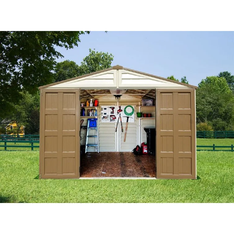 Woodbridge Plus 10.5 ft. W x 8 ft. D Plastic Storage Shed