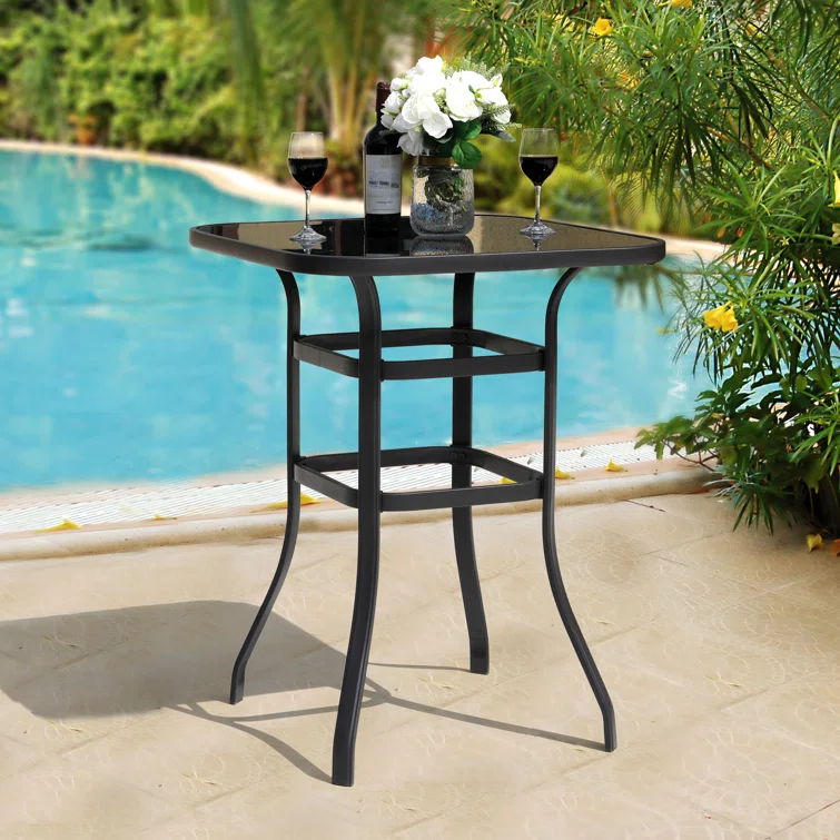 Allenna 4 - Person Square Outdoor Dining Set