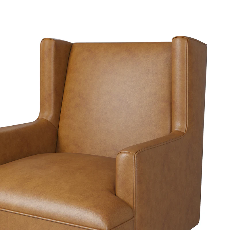 Gregor Vegan Leather Accent Chair