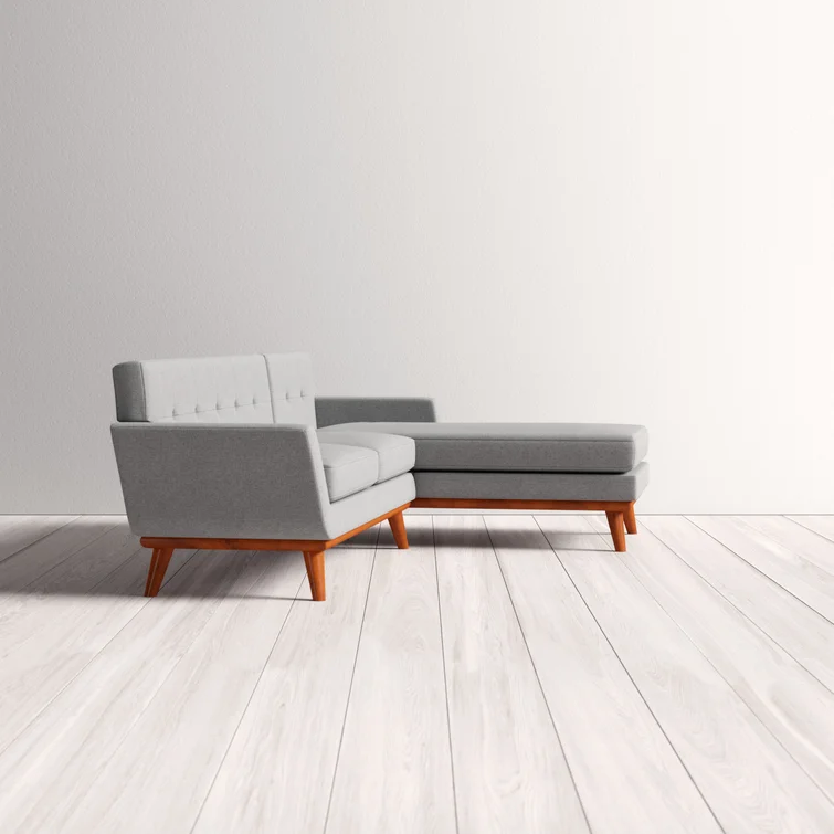 Engage Mid Century Modern Tufted Sectional