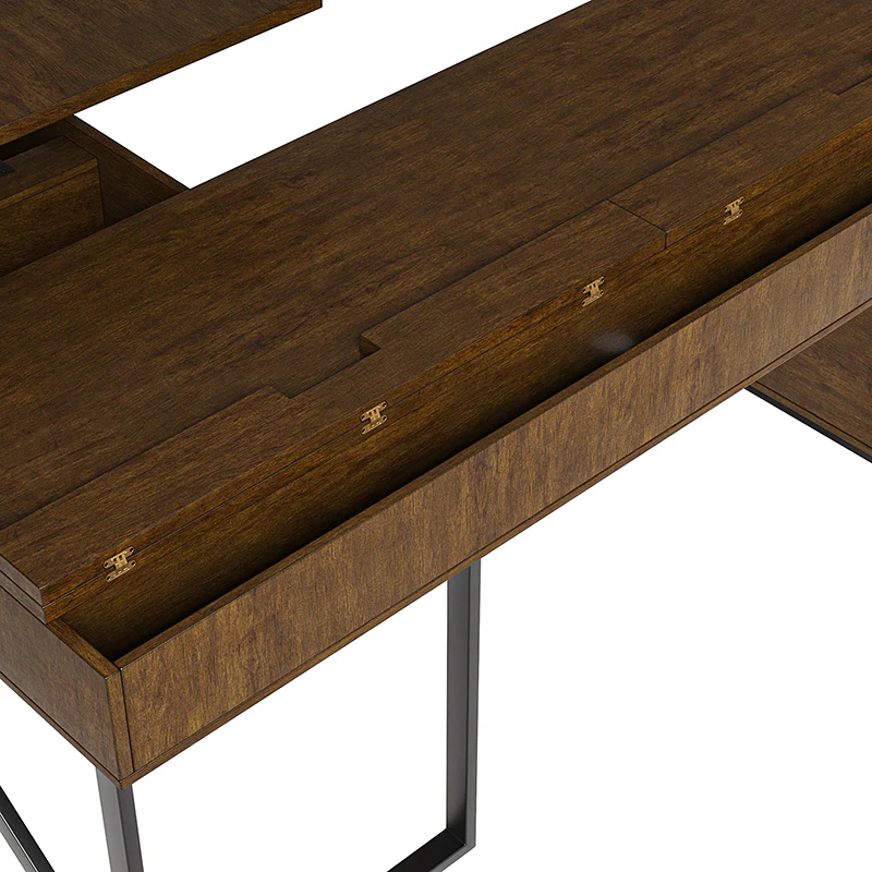 Bertrame L Shape Lift Top Office Desk