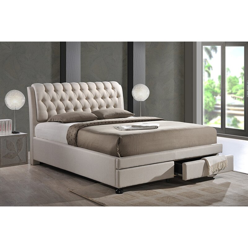Arazia Upholstered Storage Platform Bed