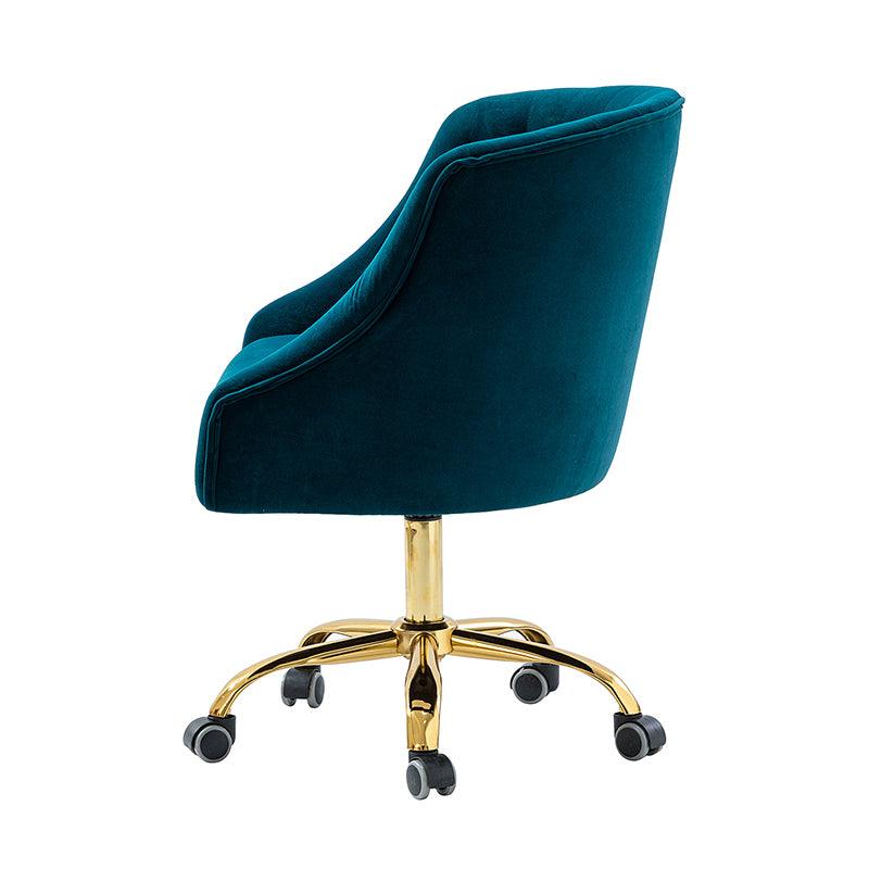 Penelope Velvet Tufted Office Chair
