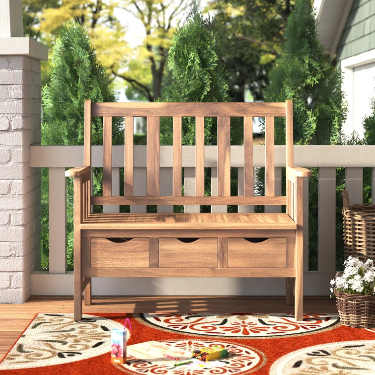Ponce Acacia Outdoor Bench