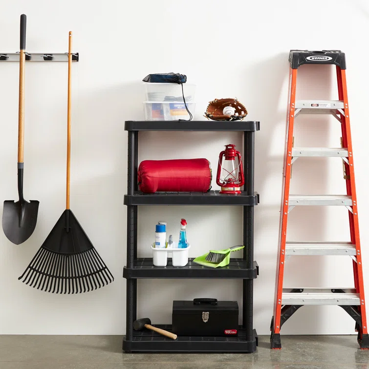 32'' W Plastic Shelving Unit