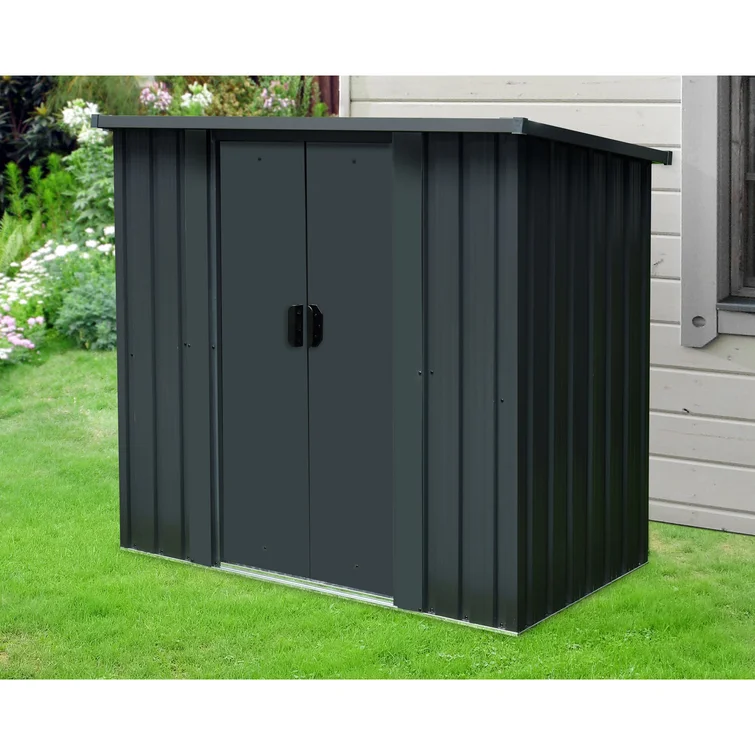 5 ft. W x 3 ft. D Metal Horizontal Storage Shed