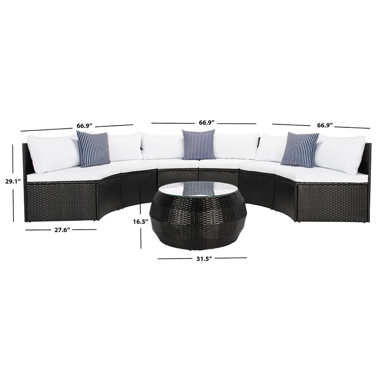 Cabble 6 - Person Outdoor Seating Group with Cushions