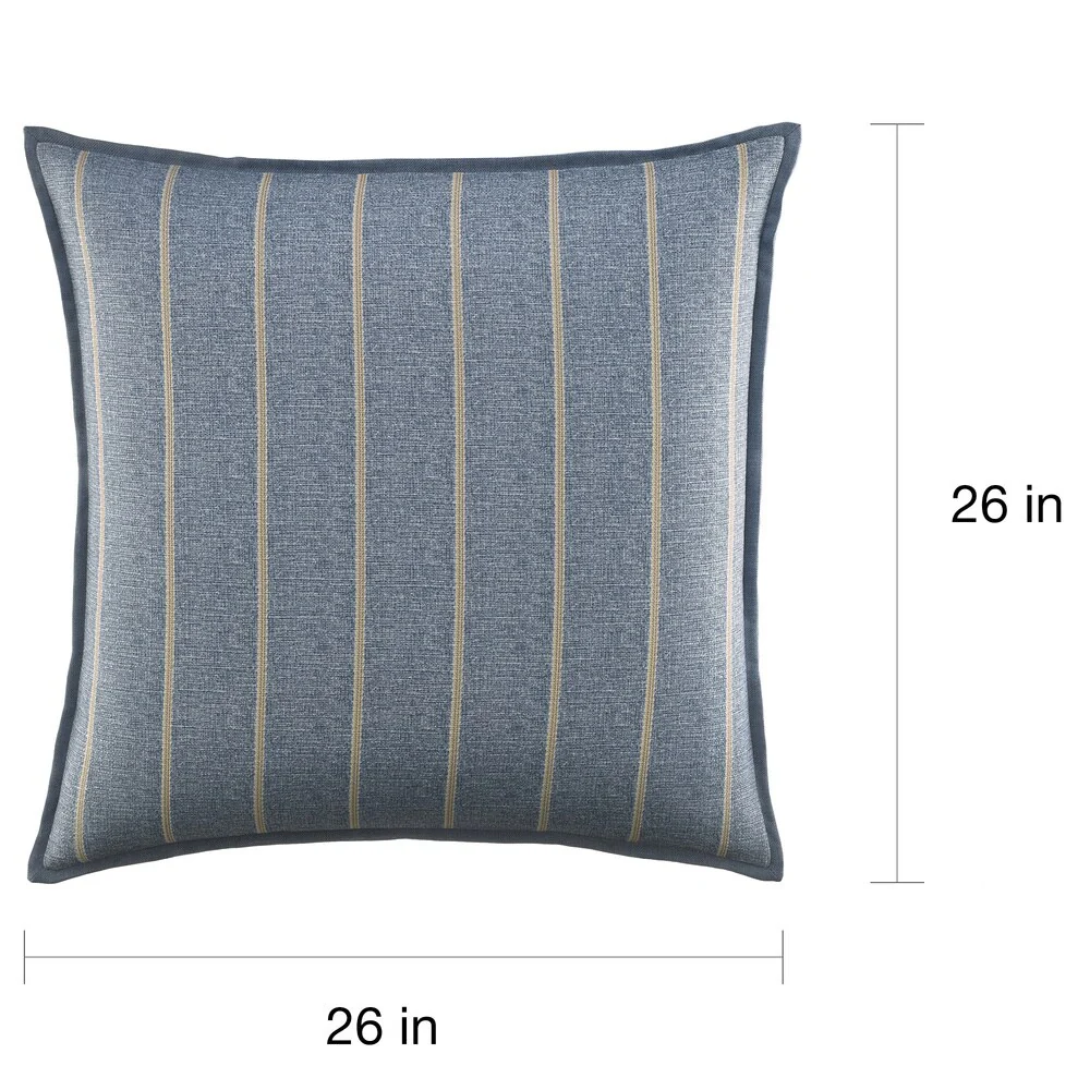 Croscill Captain's Quarters Blue Striped European Sham