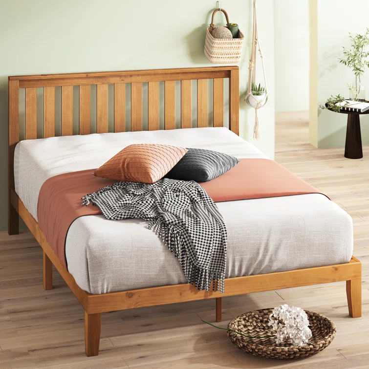 Sawiris Solid Wood Bed