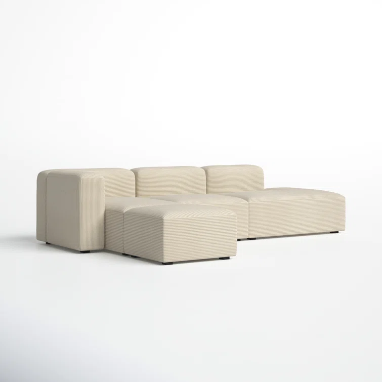 Winnie 4 - Piece Corduroy Sectional