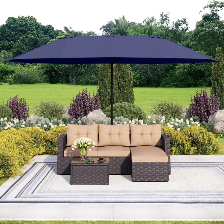 Alyah 4 - Person Outdoor Seating Group with Cushions