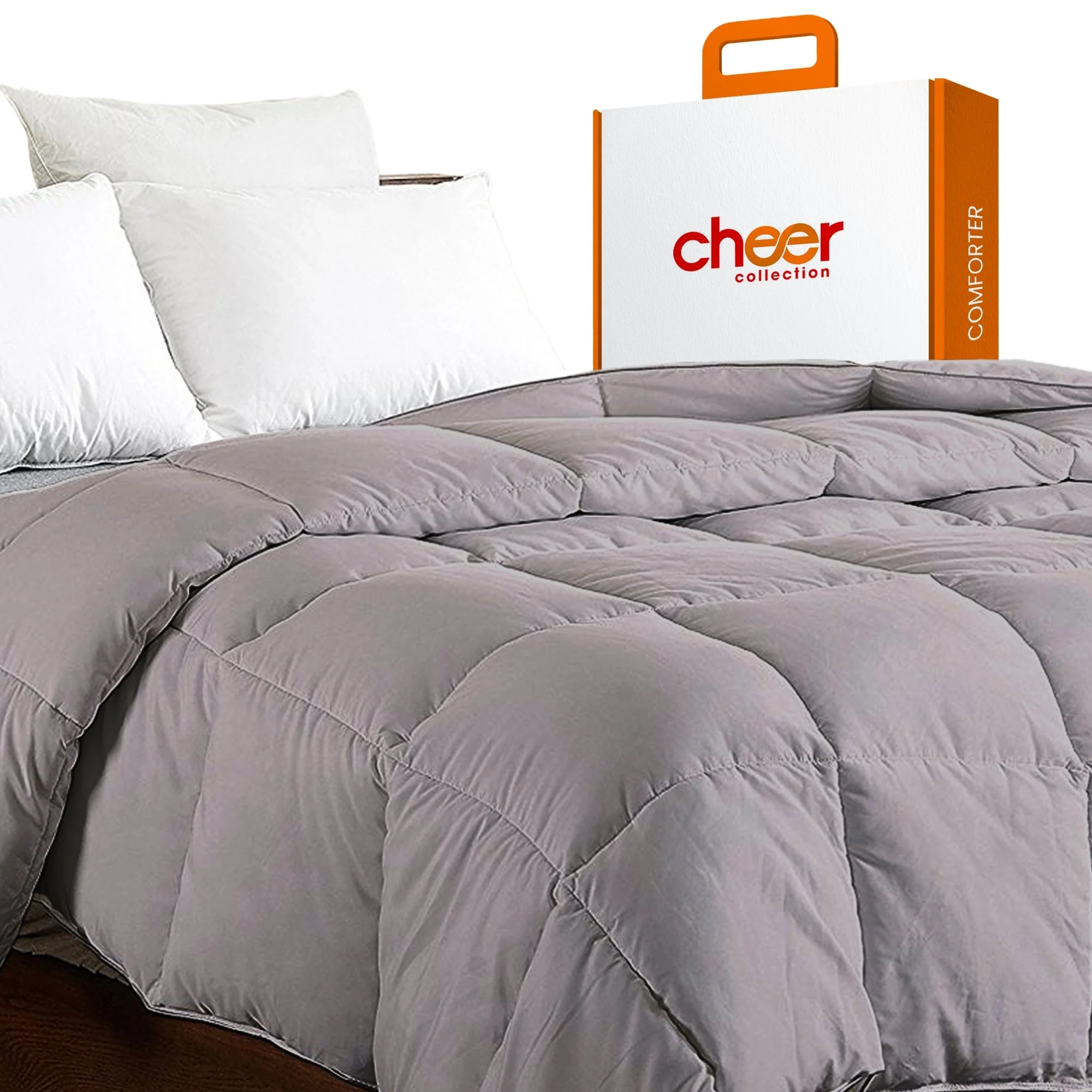 Cheer Collection All Season Down Alternative Hypoallergenic Comforter