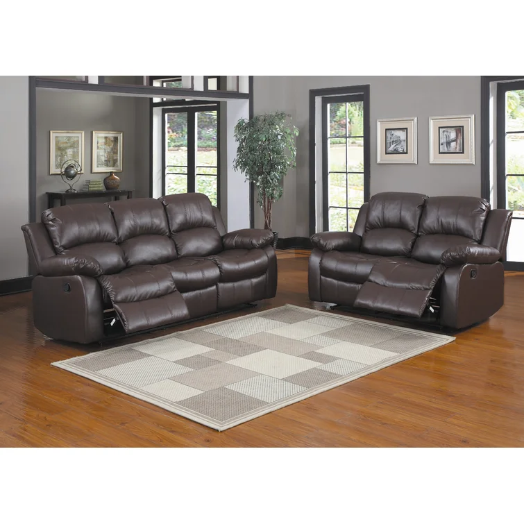 Mccubbin 60'' Faux Leather Reclining Loveseat