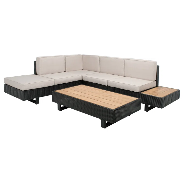 Reberta 5 - Person Outdoor Seating Group with Cushions