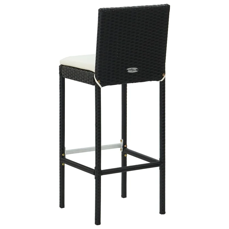 Patio Bar Set Outdoor Bistro Set Bar Stool Bistro Table Poly Rattan