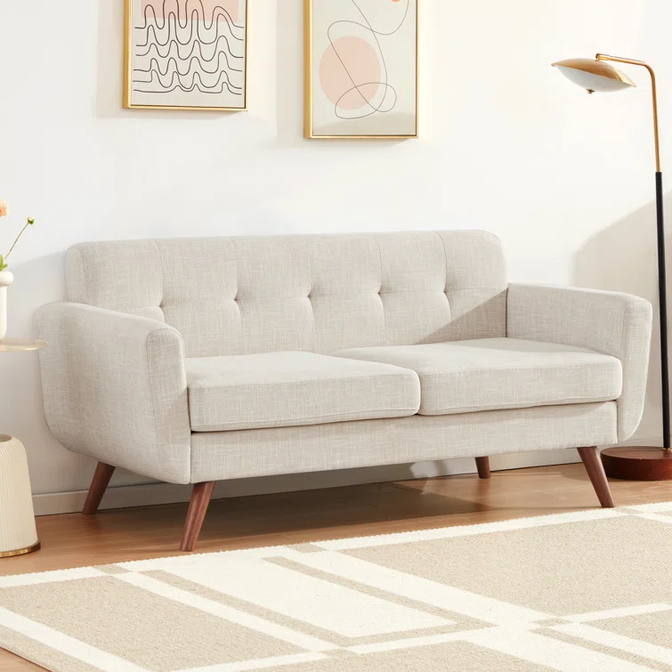 67" Square Arm Loveseat