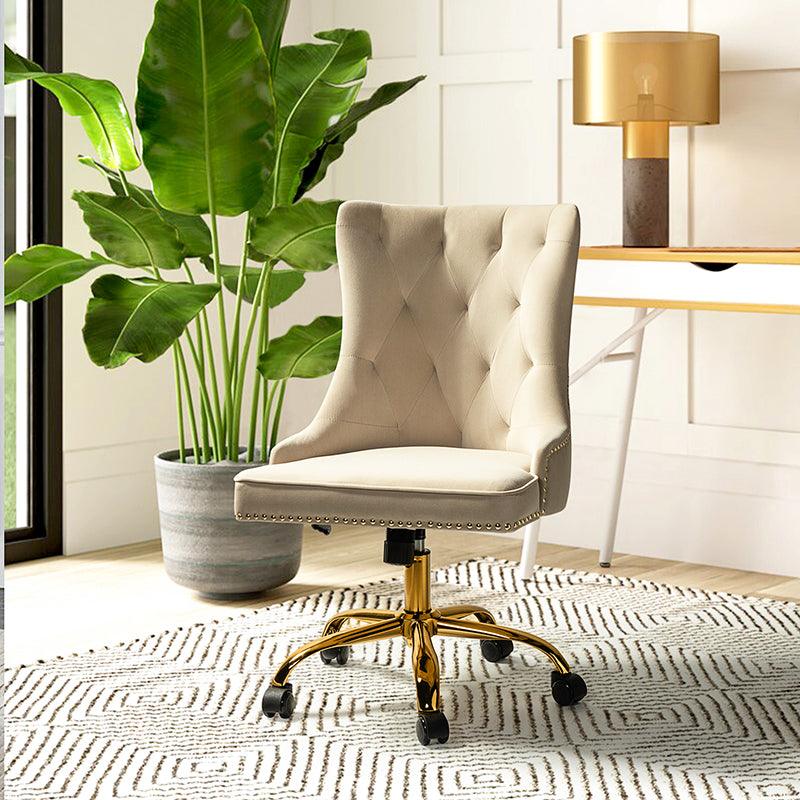 Adega Velvet Adjustable Office Chair