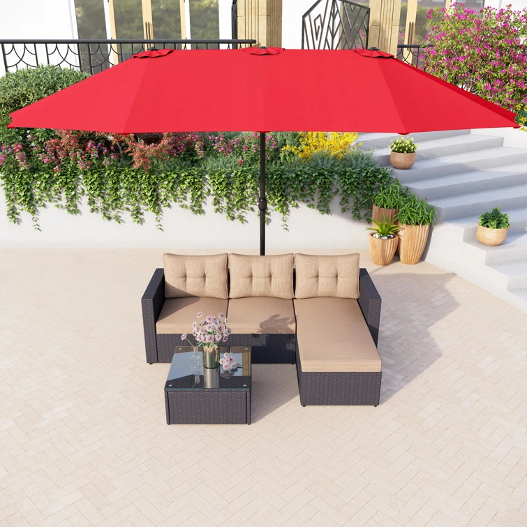 Alyah 4 - Person Outdoor Seating Group with Cushions