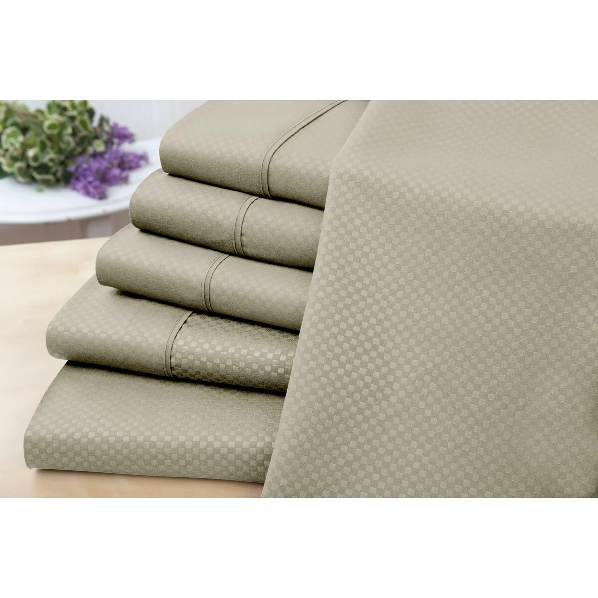 US Army 6 Piece Embossed Check Sheet Set