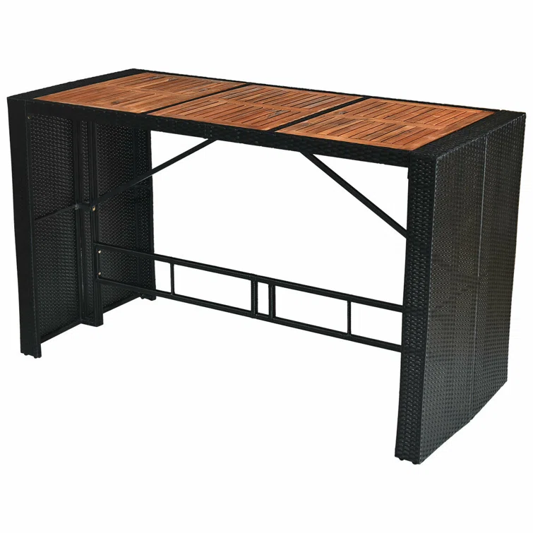 Arayla 6 - Person Rectangular Outdoor Dining Set with Cushions
