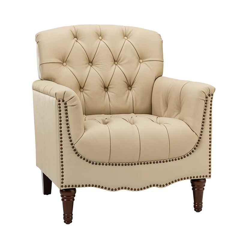 Enrique Genuine Leather Armchair