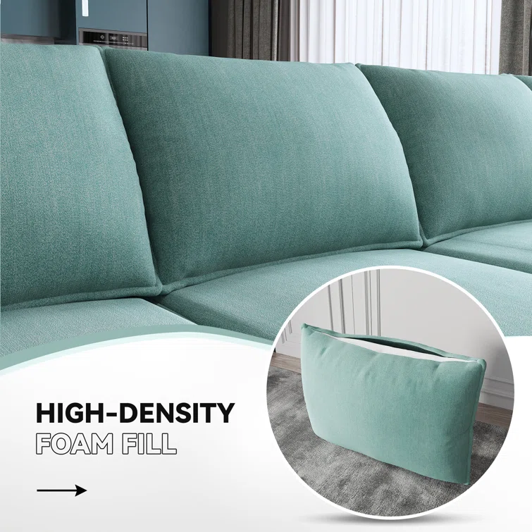 Modular Sectional Sofa U Shaped Couch Reversible Sofa Couch With Storage Seat