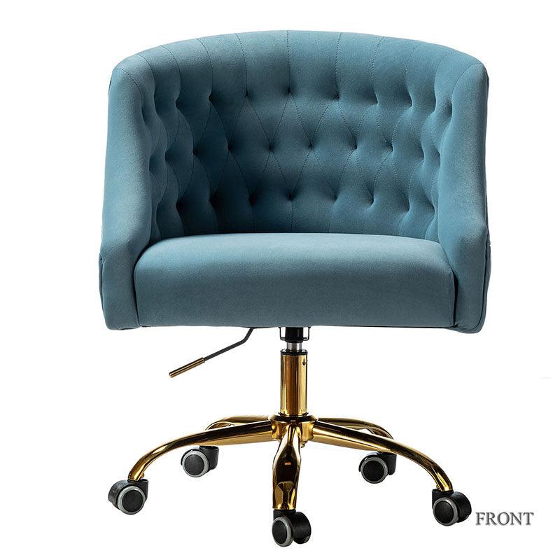 Penelope Velvet Tufted Office Chair