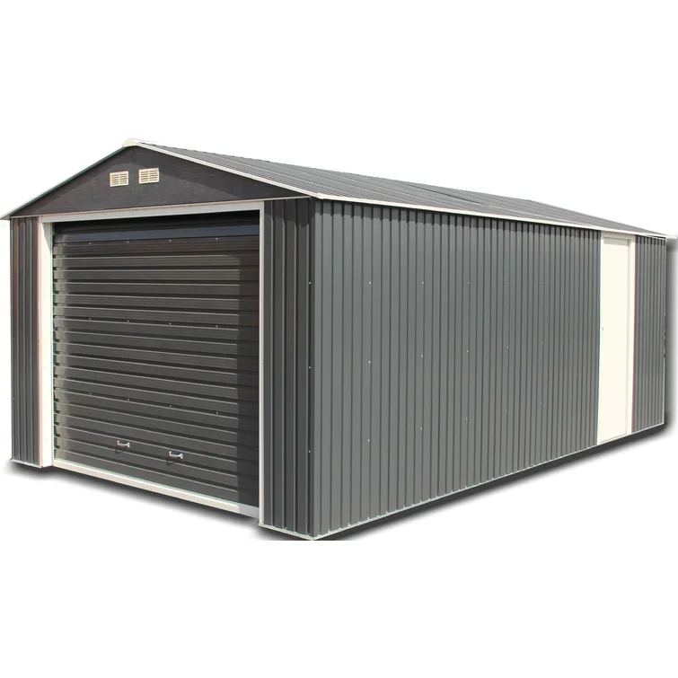 Imperial 12 ft. 2 in. W x 25 ft. 9 in. D Metal Storage Shed