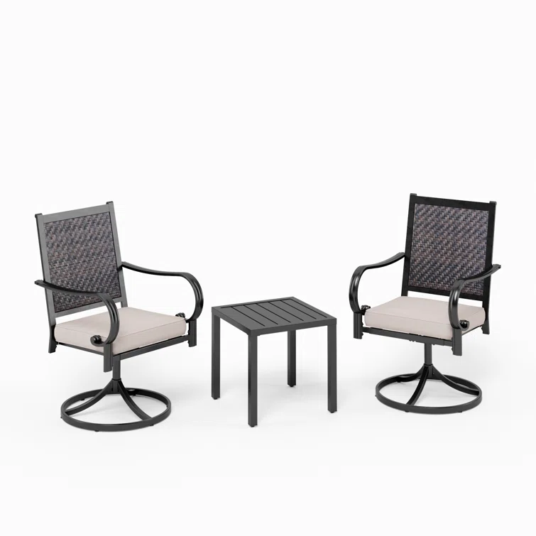 Alyah 2 - Person Square Outdoor Dining Set