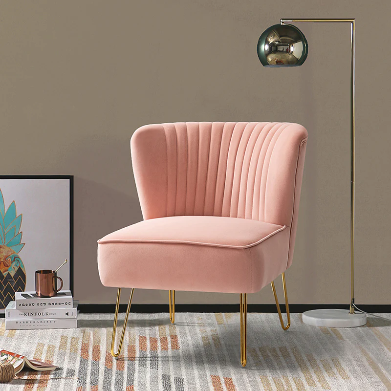Ainhoa Velvet Tufted Back Side Chair
