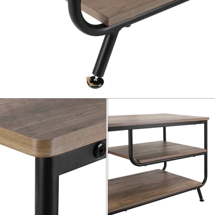 Latwana Iron TV Stand For TVs Up To 55